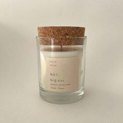 N01 BIG SUR glass candle