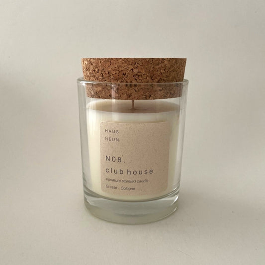 N08 CLUB HOUSE glass candle