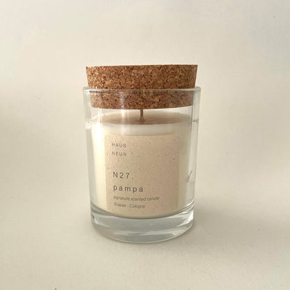 N27 PAMPA glass candle