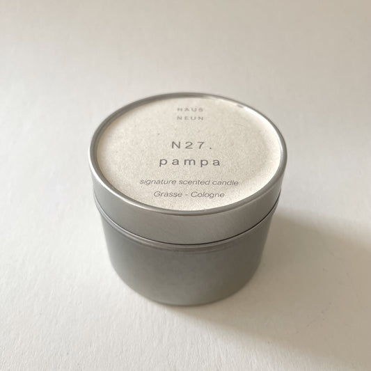 N27 PAMPA  travel size tin candle