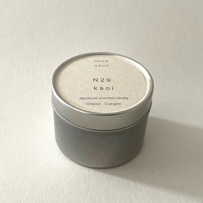 N29 KAOI travel size tin candle